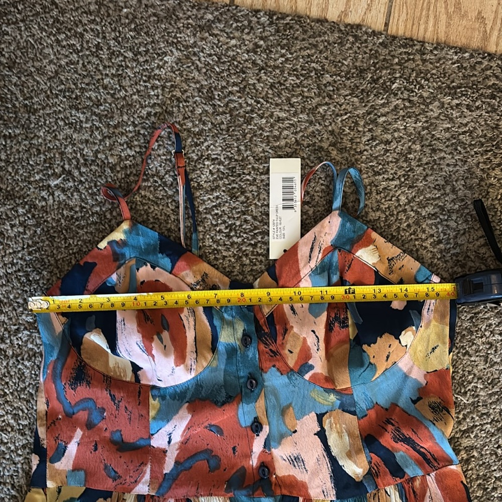 ROLLA'S Multicolor Abstract Midi Dress - Picture 14 of 14